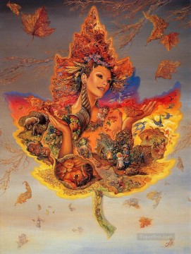  autumn deco art - JW goddesses creation of autumn Fantasy